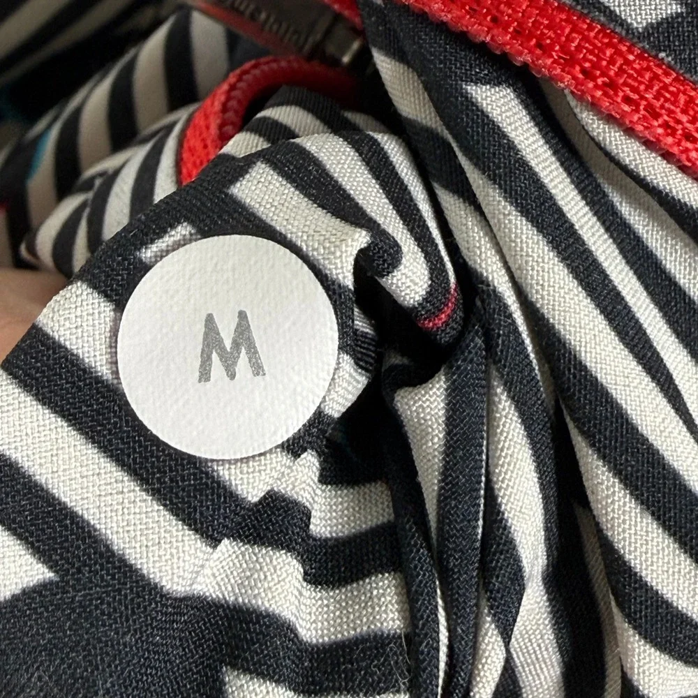 Lululemon Tracker Short Black White Polka‎ Dot Striped Athletic Shorts 4